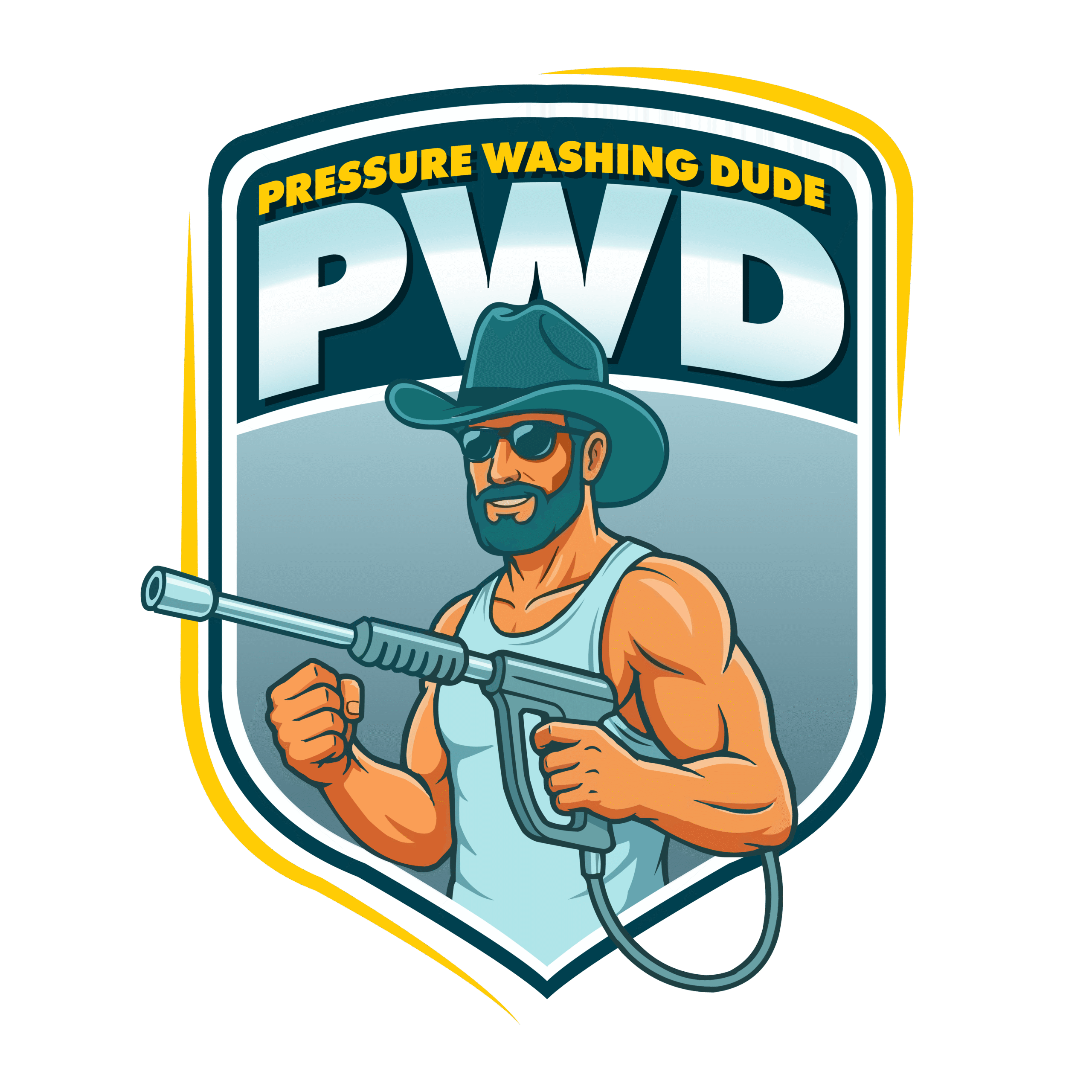 The Pressure Washing Dude logo - Nashville pressure washing company